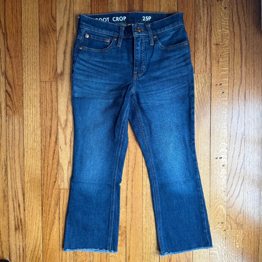 J. Crew Petite Demi-Boot Crop Jean